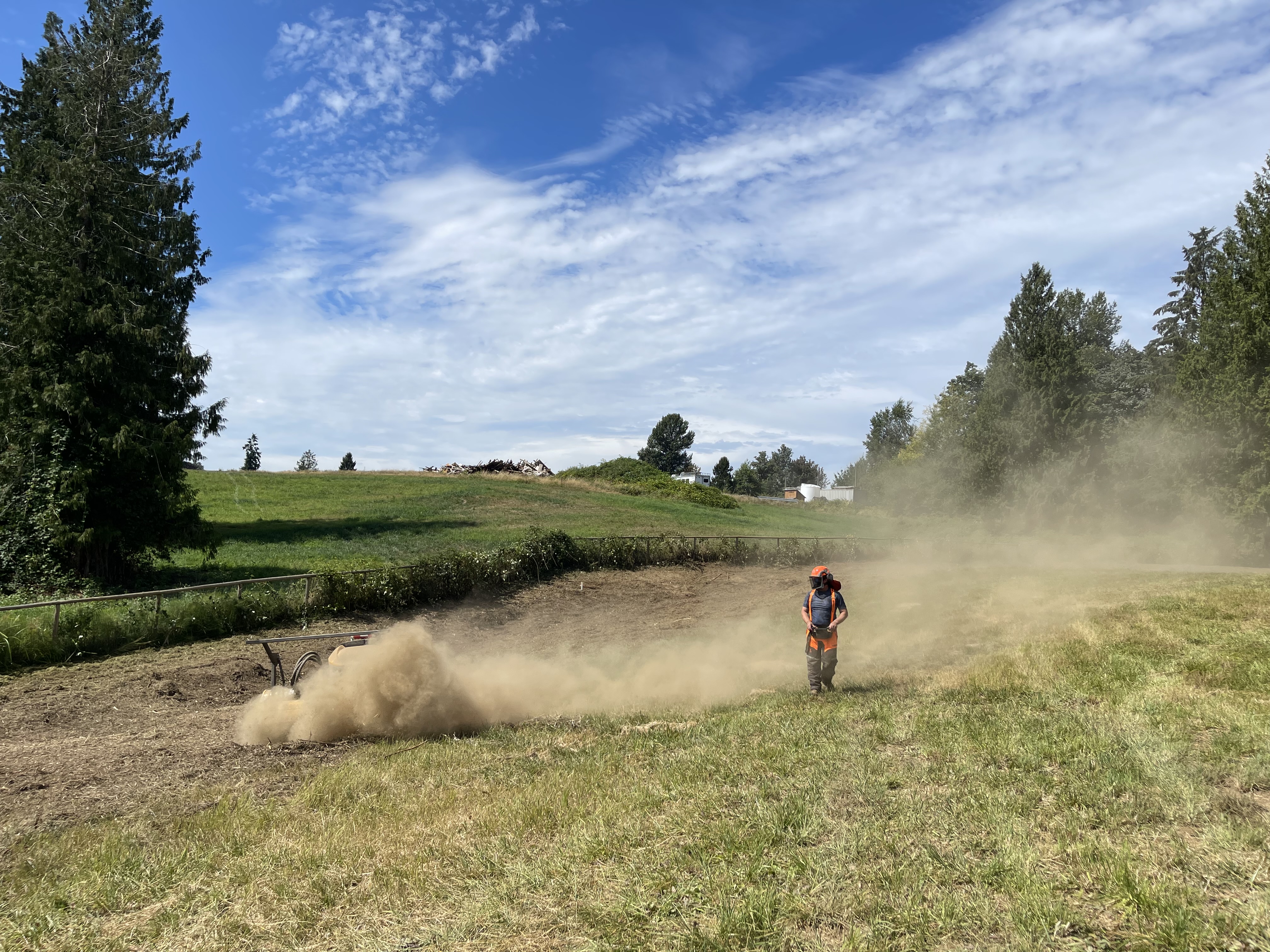 Apex Terrain crew working on a vegetation management project